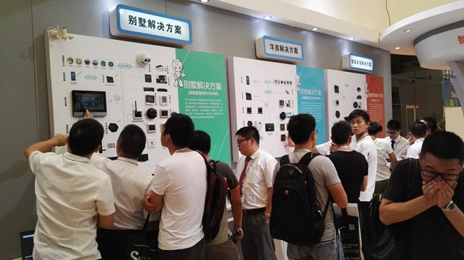 上海智能家居展现场koti静态产品展示区